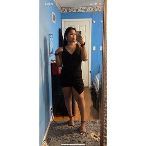 Black dress worn twice